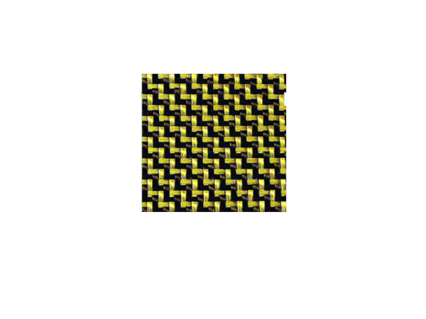 Kolfiber/Aramid väv